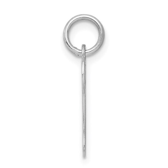 Sterling Silver, Sophia Collection, Small Script Initial N Pendant - Picture 2 of 5